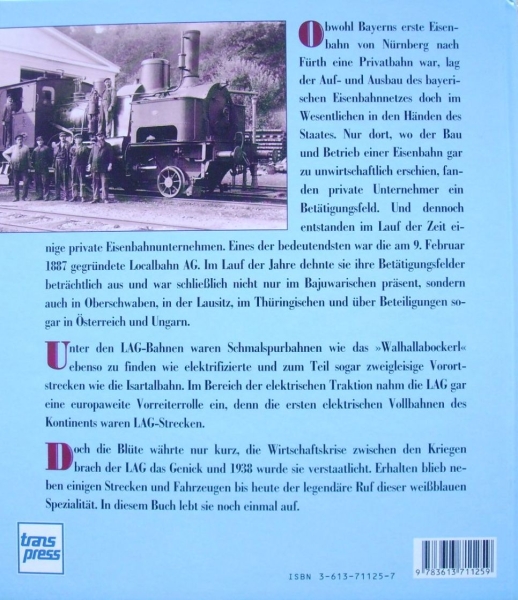 Kuchinke "Die Localbahn Actiengesellschaft" Train-History 2000 (3860)